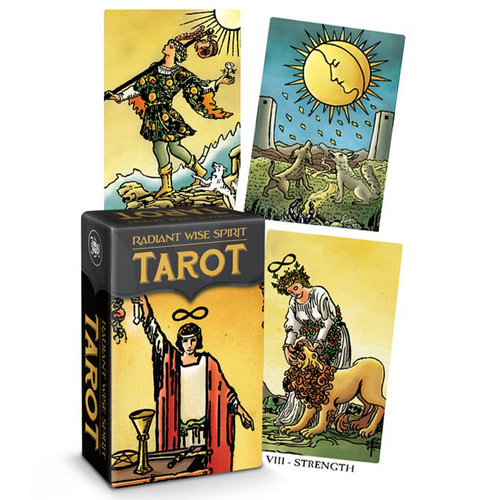 Lo Scarabeo - Mini Radiant Wise Spirit Tarot Deck - 9788865276556 - Crystal Lotus