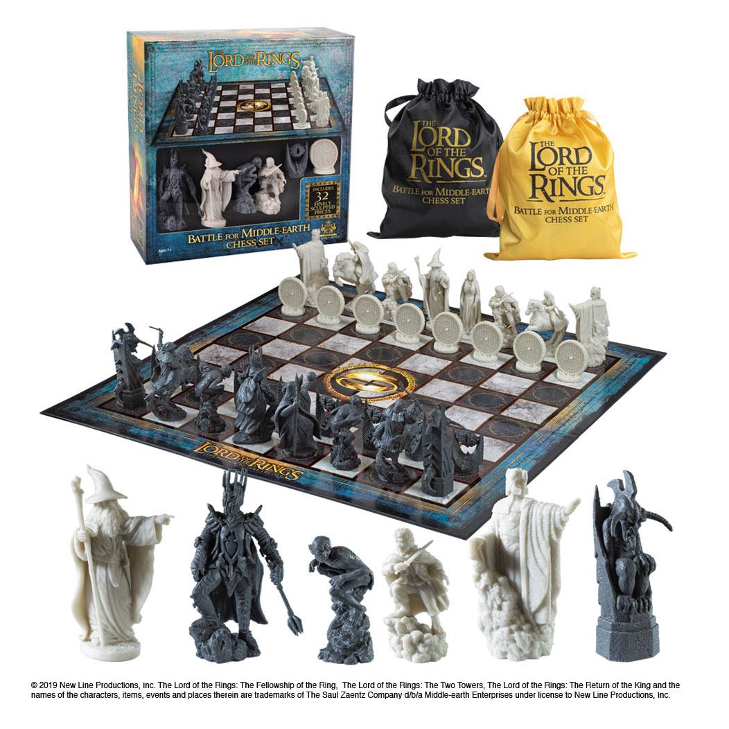 Lord of the Rings Chess Set - Battle for Middle Earth - 849421005788 - Crystal Lotus