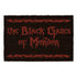 Lord of the Rings Doormat The Black Gates of Mordor 60 x 40 cm - 8435450252136 - CrystalLotus.eu