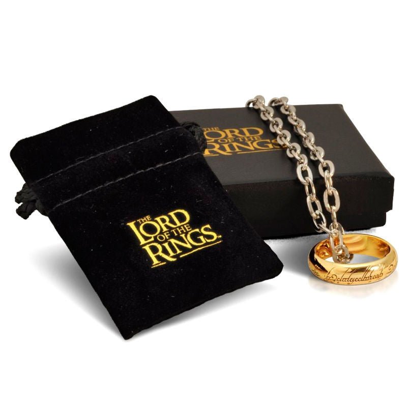 Lord of the Rings Ring The One Ring (gold plated) - 812370013548 - Crystal Lotus