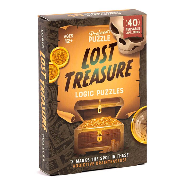 Lost Treasure Logic Puzzles - 5056297244462 - Crystal Lotus