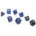 Lustrous Azurite/Gold Polyhedral 7 - Die Set - 601982038502 - CrystalLotus.eu