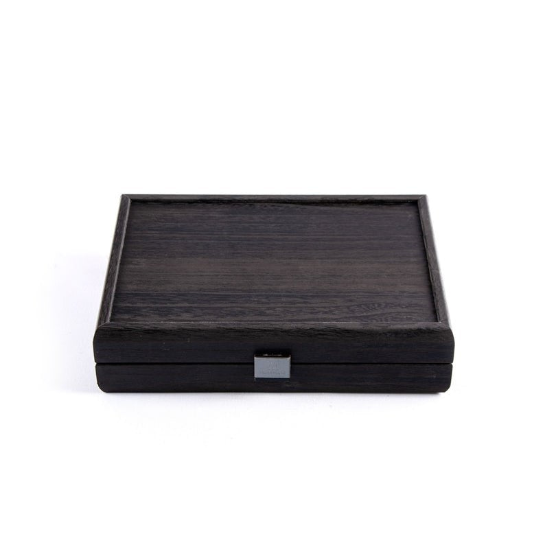 Luxury Plastic - Coated Playing Cards in Black Wooden Case 24 x 17cm (by Manopoulos) - 5250000000042 - Crystal Lotus