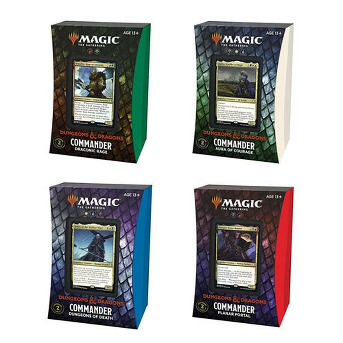 Magic the Gathering - Adventures in the Forgotten Realms Commander Decks (Set of Four) - 630509982677 - CrystalLotus.eu