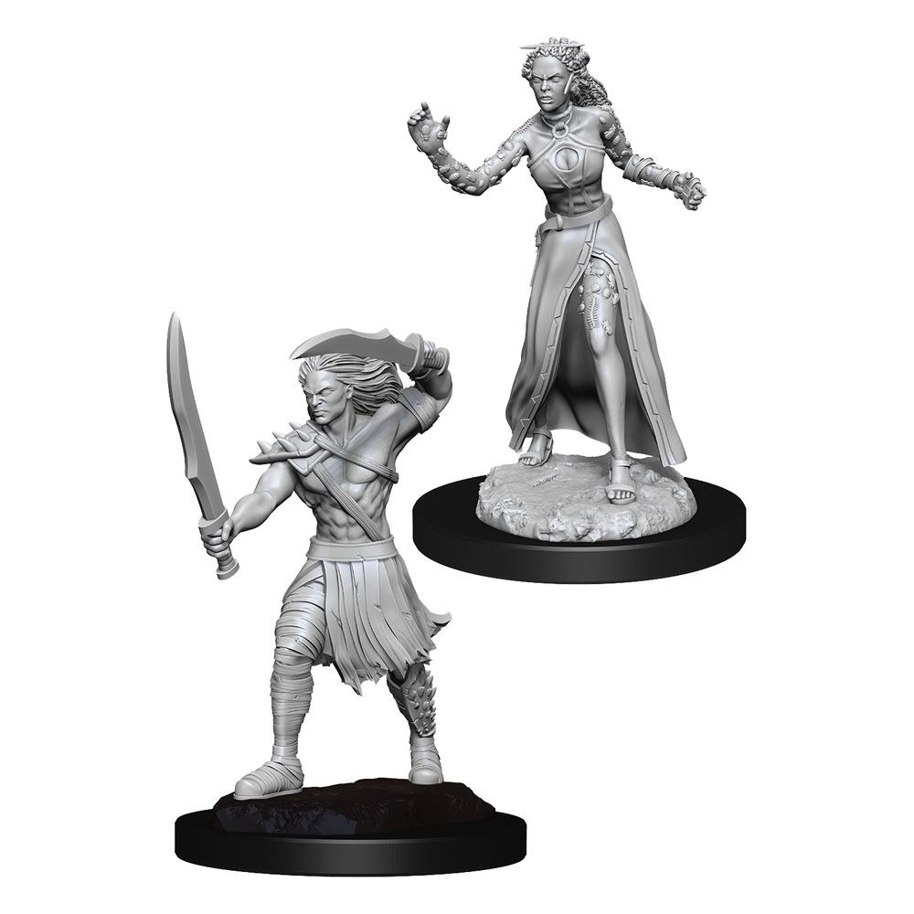 Magic the Gathering Deep Cuts Unpainted Miniatures Vampire Lacerator &amp; Vampire Hexmage - 634482901793 - CrystalLotus.eu