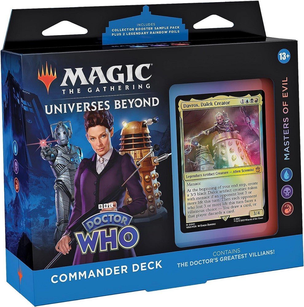 Magic the Gathering - Doctor Who - Commander Deck Masters of Evil - 195166228815 - CrystalLotus.eu