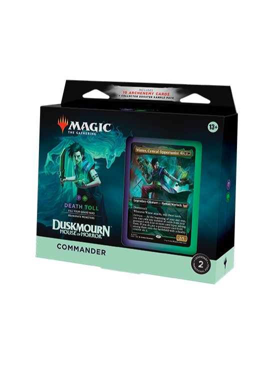 Magic the Gathering - Duskmourn House of Horror Commander Deck : Death Toll - 195166258676 - Crystal Lotus