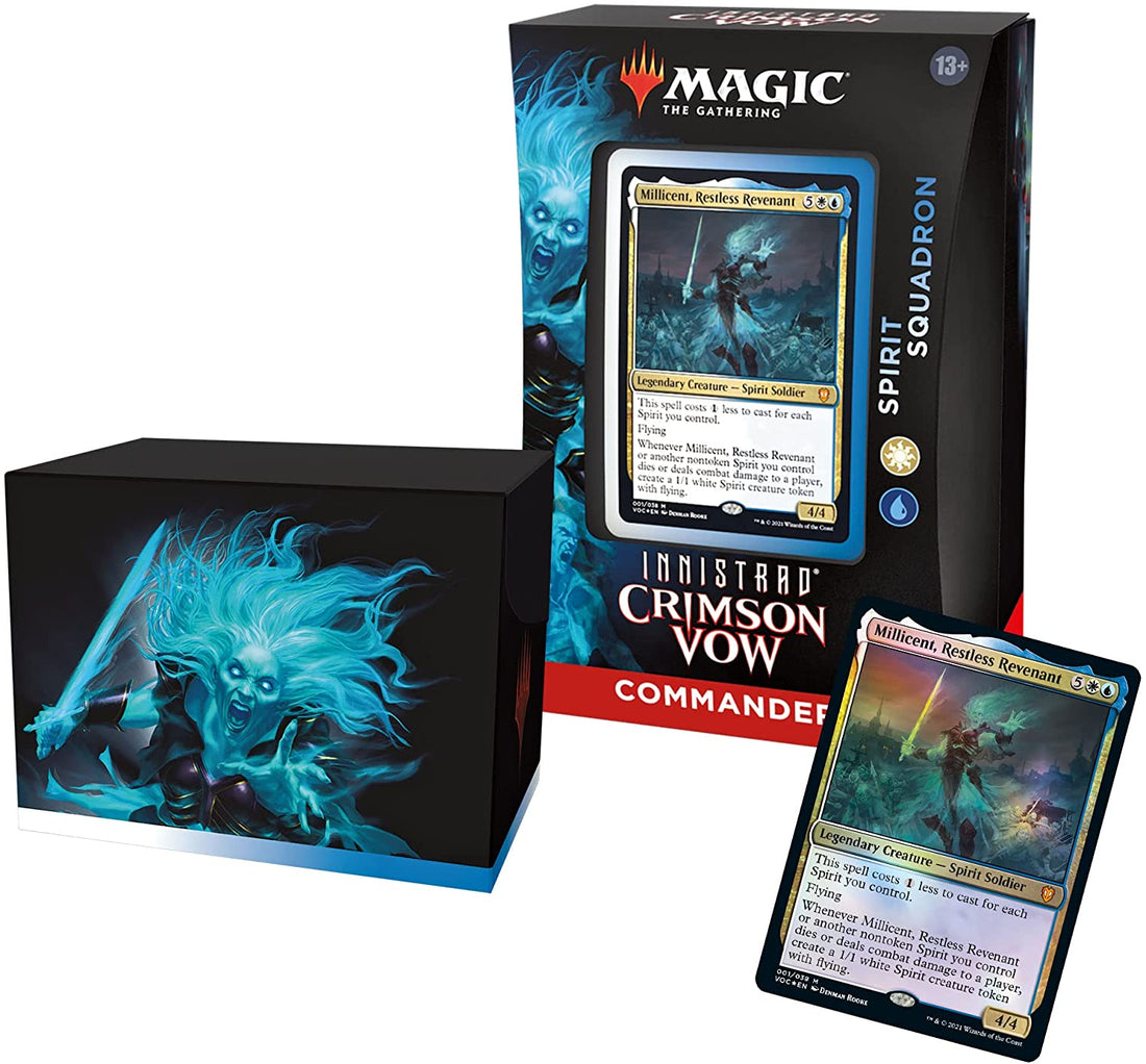 Magic the Gathering - Innistrad: Crimson Vow Commander Deck (Spirit Squadron) - 630509995318 - CrystalLotus.eu