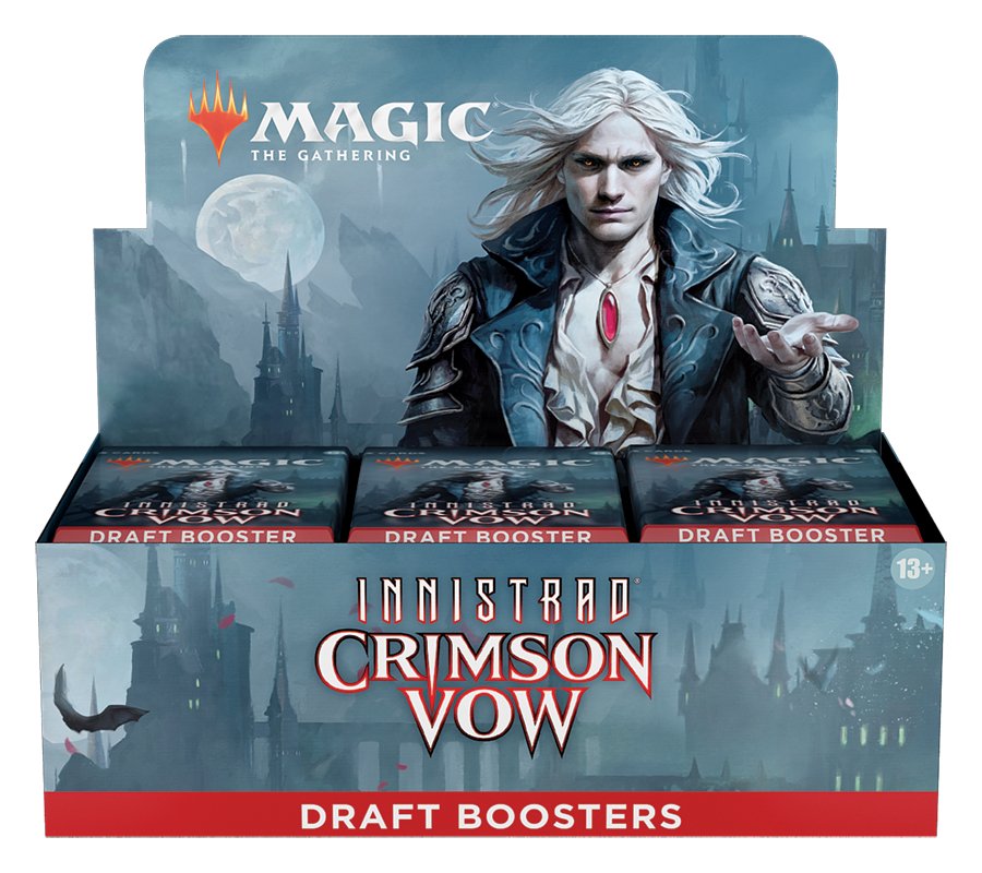 Magic the Gathering - Innistrad: Crimson Vow Draft Booster Box (36 Packs) - 630509993475 - CrystalLotus.eu