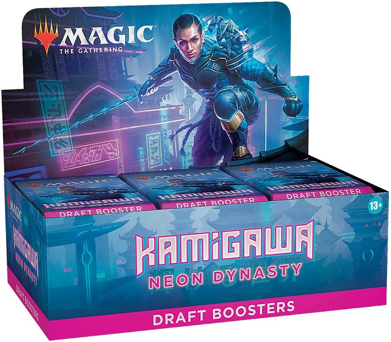 Magic the Gathering - Kamigawa Neon Dynasty Draft Booster Box (36 Packs) - 00195166102443 - CrystalLotus.eu