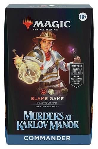 Magic the Gathering - Murders at Karlov Manor Commander Deck - Blame Game - 195166244983 - CrystalLotus.eu