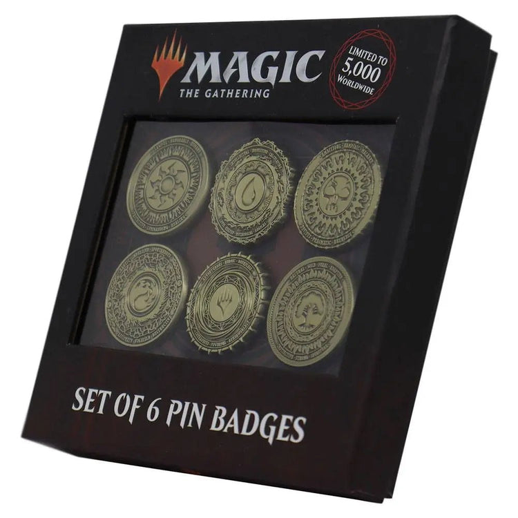 Magic the Gathering Pin Badge 6 - Pack Limited Edition Mana Symbol - 5060662465079 - CrystalLotus.eu