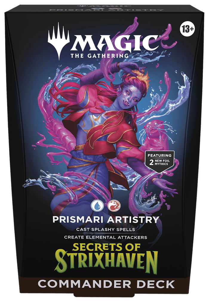 Magic the Gathering - Secrets of Strixhaven Commander Deck (Prismari Artistry) - 195166318035 - Crystal Lotus