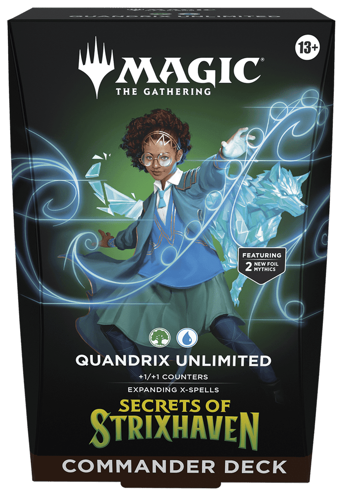 Magic the Gathering - Secrets of Strixhaven Commander Deck (Quandrix Unlimited) - 195166318035 - Crystal Lotus