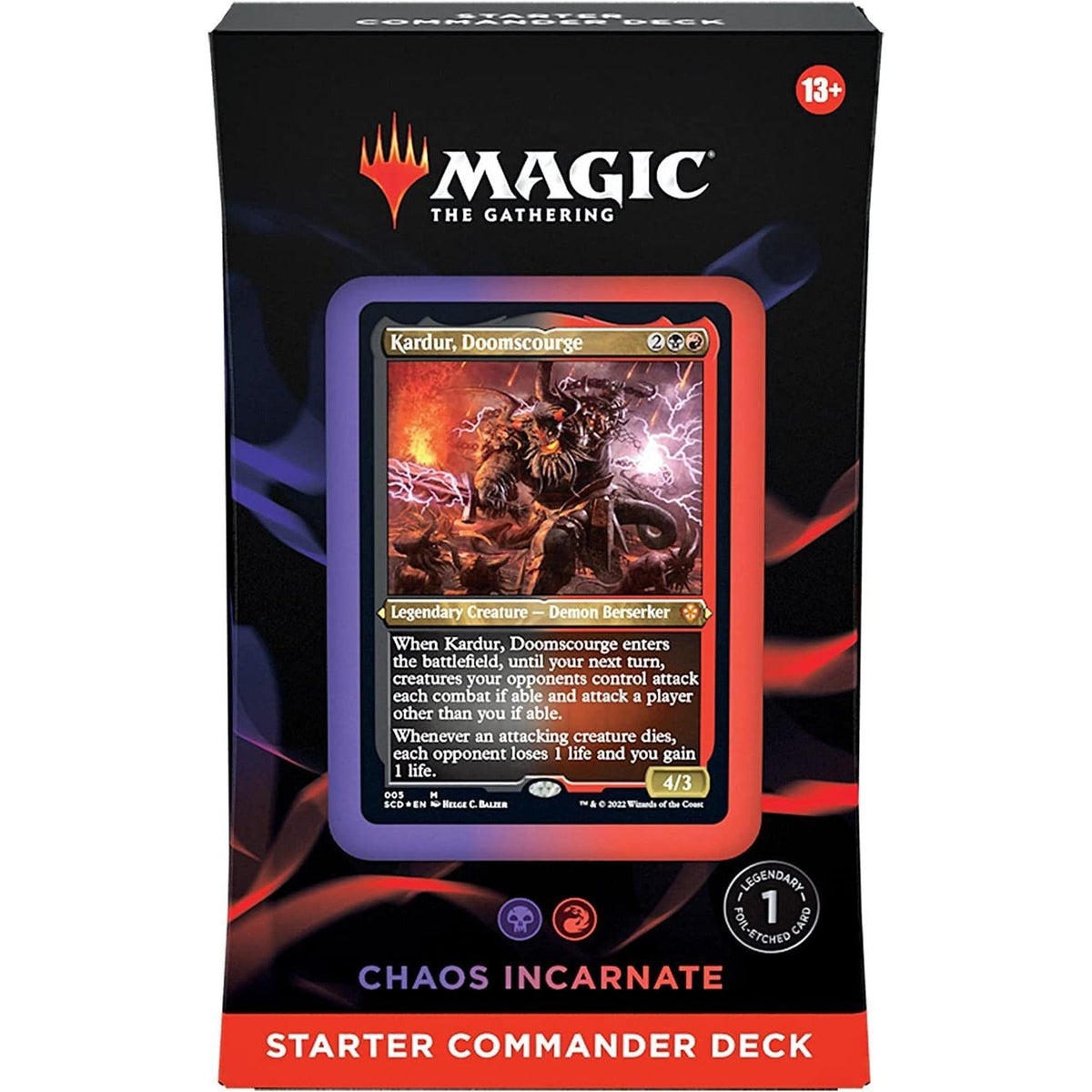 Magic the Gathering - Starter Commander Deck 2022 : Chaos Incarnate - 5010993890002 - CrystalLotus.eu