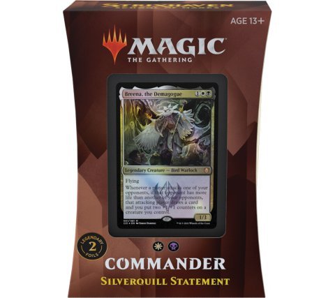 Magic the Gathering - Strixhaven: School of Mages Commander Deck : Silverquill Statement - 630509959037 - CrystalLotus.eu
