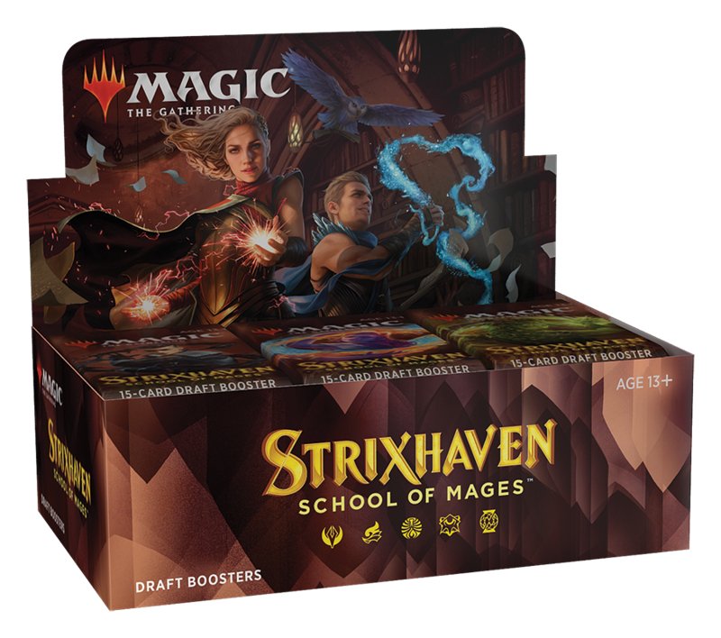 Magic the Gathering - Strixhaven: School of Mages Draft Booster Box (36 Packs) - 630509957651 - CrystalLotus.eu