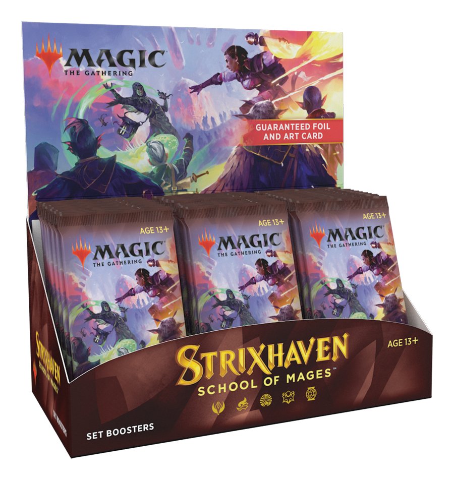 Magic the Gathering - Strixhaven: School of Mages Set Booster Box (30 Packs) - 630509975679 - CrystalLotus.eu
