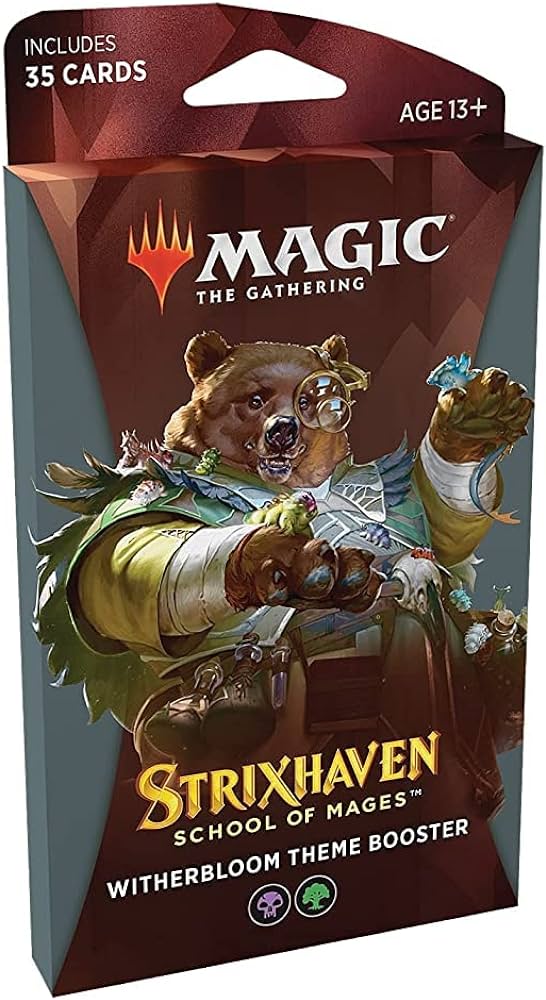 Magic the Gathering - Strixhaven Scool of Mages Theme Booster - Witherbloom - 630509975631 - CrystalLotus.eu