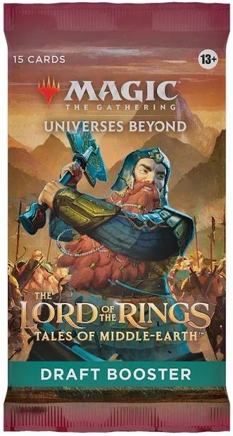 Magic the Gathering - The Lord of the Rings: Tales of Middle - Earth Draft Booster Pack - 195166204925 - CrystalLotus.eu