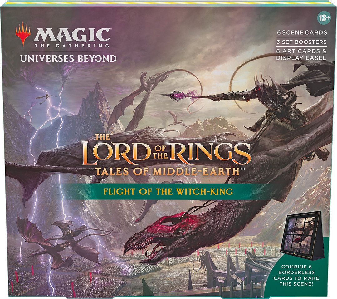 Magic the Gathering - The Lord of the Rings: Tales of Middle - earth Scene Box: &quot;Flight of the Witch - King&quot; - 195166207438 - CrystalLotus.eu