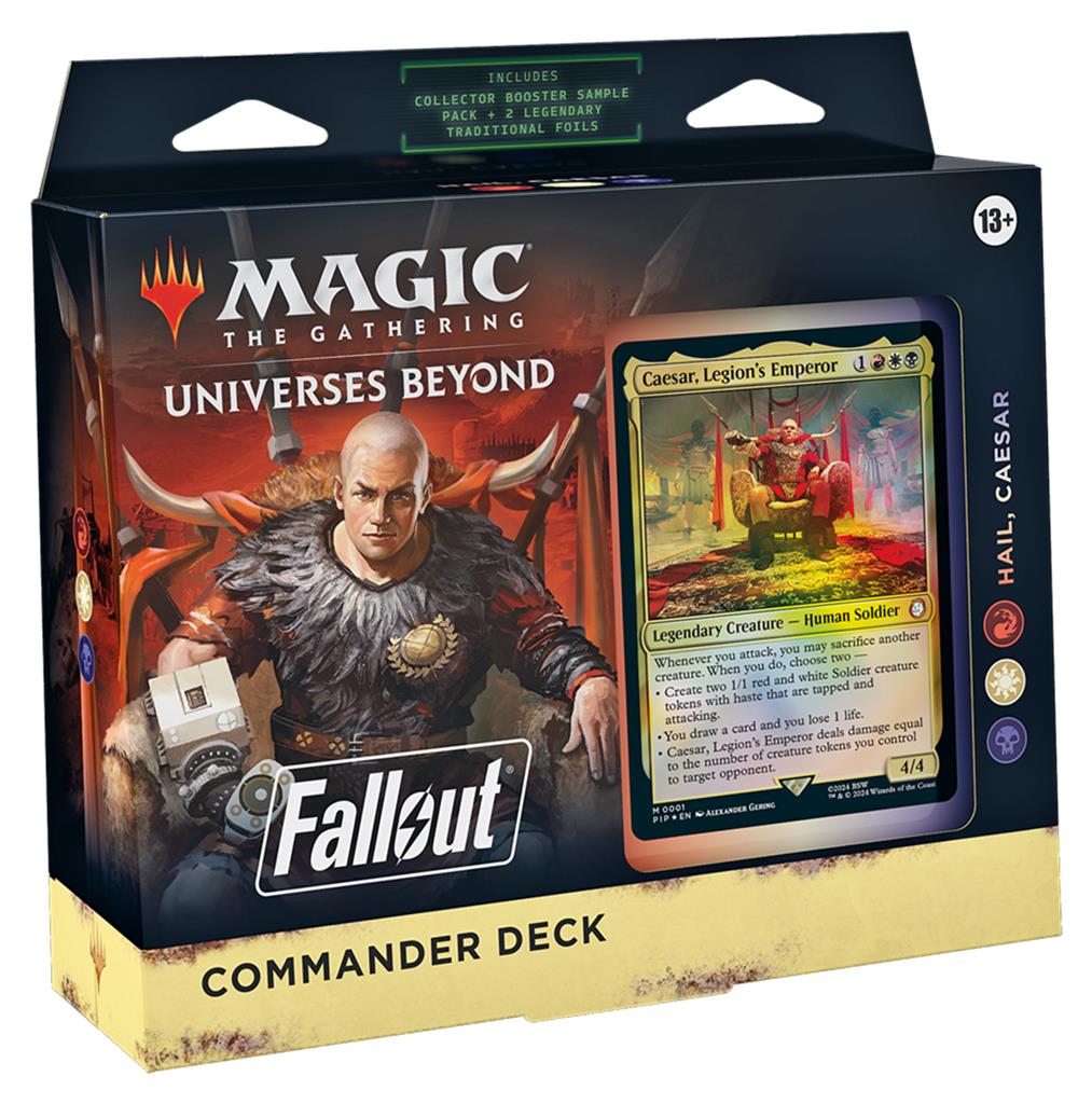 Magic The Gathering - Universes Beyond: Fallout: &quot;Hail, Caesar&quot; Commander Deck - 195166228532 - CrystalLotus.eu