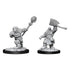 Magic the Gathering Unpainted Miniatures Dwarf Fighter & Dwarf Cleric - 634482902769 - CrystalLotus.eu