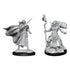 Magic the Gathering Unpainted Miniatures Elf Fighter & Elf Cleric - 634482902790 - CrystalLotus.eu