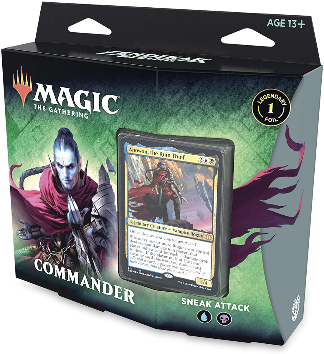 Magic the Gathering - Zendikar Rising Commander Deck : Sneak Attack - 630509925050 - CrystalLotus.eu