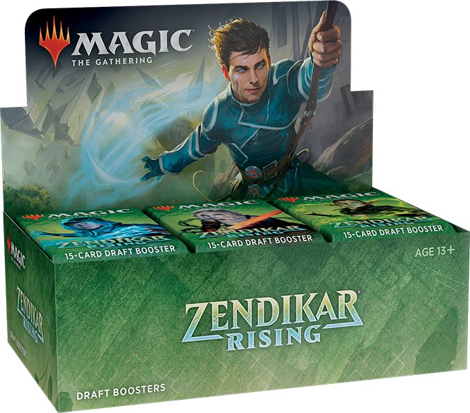 Magic the Gathering - Zendikar Rising Draft Booster Box (36 Packs) - 630509905904 - CrystalLotus.eu