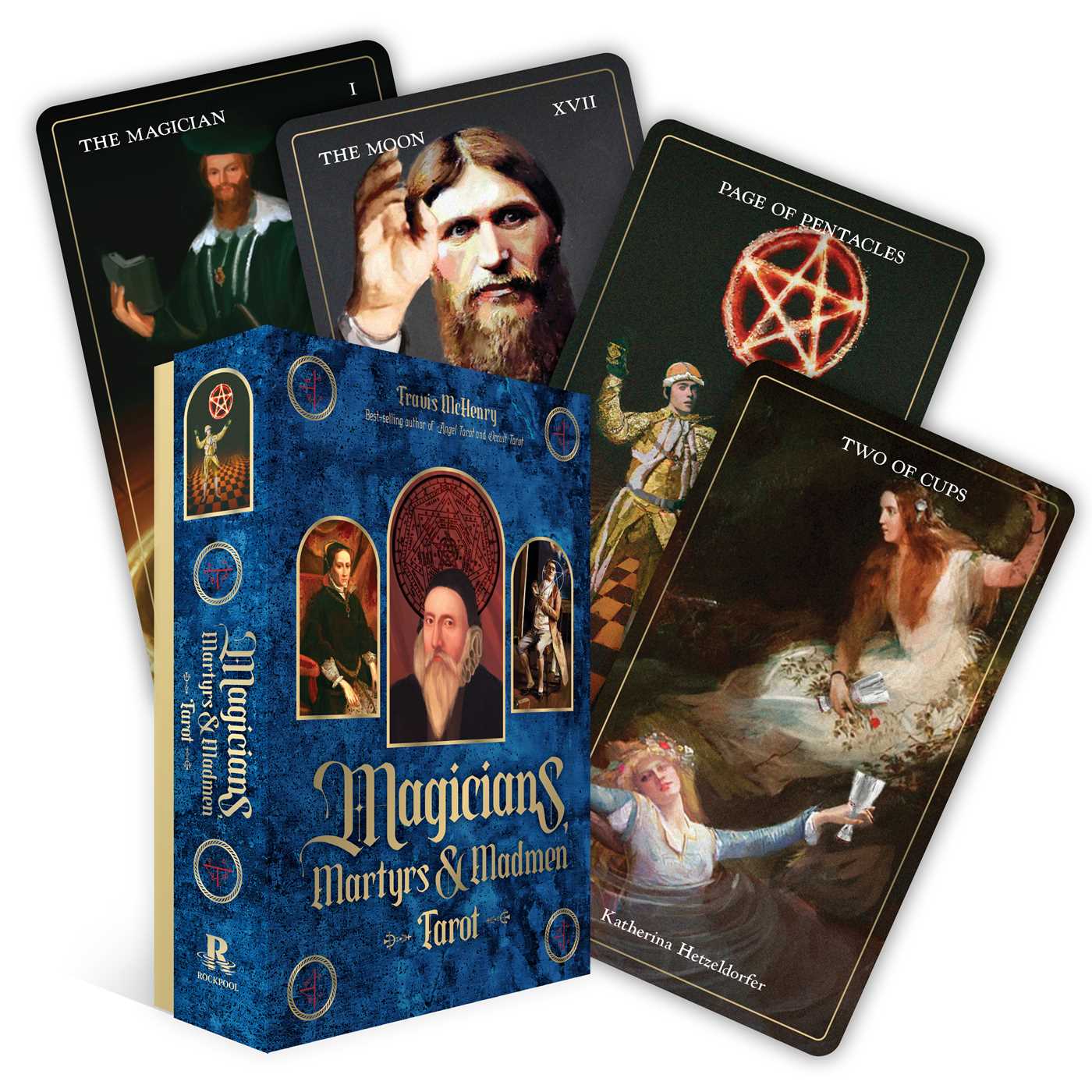 Magicians, Martyrs &amp; Madmen Tarot Cards - 9781922785848 - CrystalLotus.eu