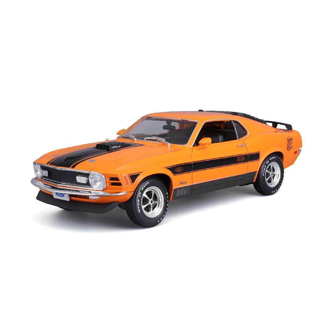 Maisto 1:18 Special Edition 1970 Ford Mustang Mach 1 Orange - 90159314530 - crystallotus.eu