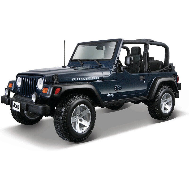 Maisto 1:18 Special Edition Jeep Wrangler Rubicon Blue (2003) - 090159316633 - Crystal Lotus
