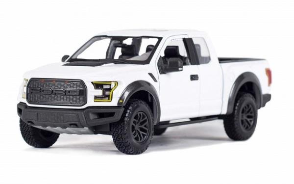 Maisto 1:24 Special Edition Trucks 2017 Ford Raptor White - 090159312666 - Crystal Lotus