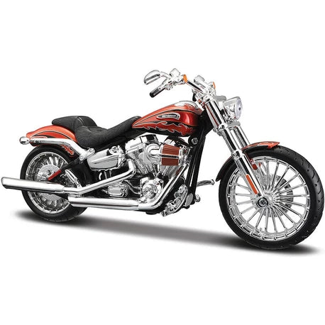 Maisto 1:12 Harley-Davidson Motorcycles - 2014 CVO Breakout Met Orange - 90159323273 - crystallotus.eu