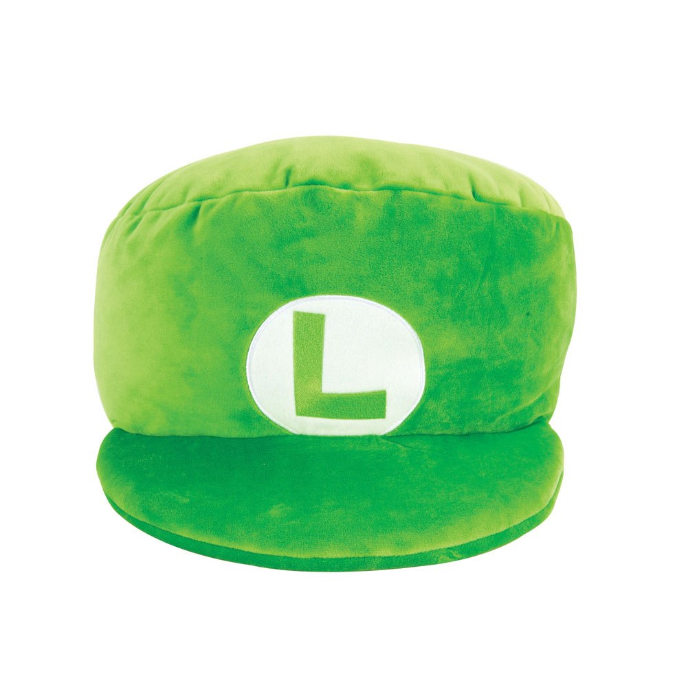 Mario Kart Mocchi - Mocchi Plush Figure Luigi Hat 18 cm - 053941129620 - CrystalLotus.eu