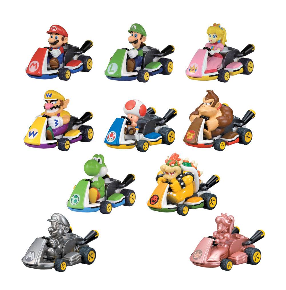 Mario Kart Pull Back Cars Mystery Pack - 796714679365 - CrystalLotus.eu