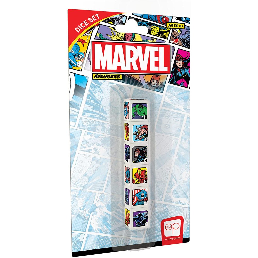 Marvel Avengers Dice Set - 700304155818 - CrystalLotus.eu