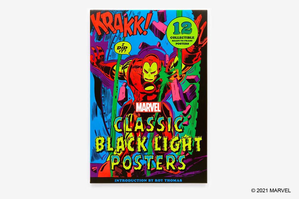 Marvel Classic Black Light Collectible Poster Portfolio - EN - 9781419756221 - CrystalLotus.eu