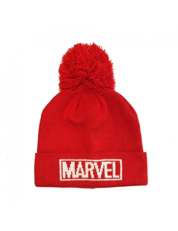 Marvel Comics Beanie Logo (Color Red) - 5055910349430 - CrystalLotus.eu