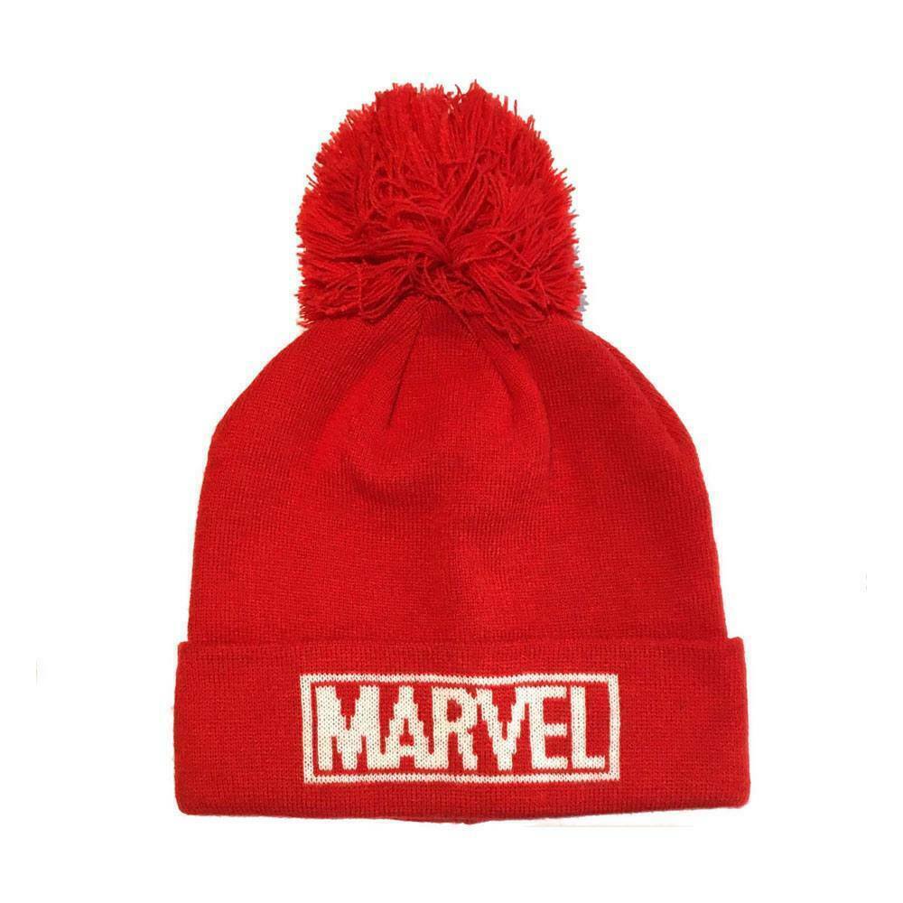 Marvel Comics Beanie Logo (Color Red) - 5055910349430 - CrystalLotus.eu