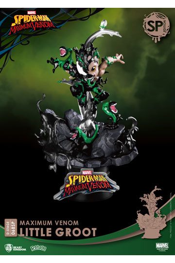 Marvel Comics D - Stage PVC Diorama Maximum Venom Little Groot Special Edition 16 cm - 4710586078299 - CrystalLotus.eu