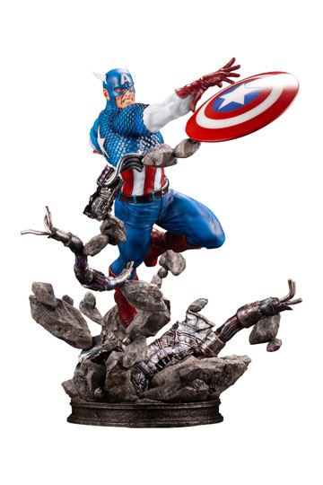 Marvel Comics Fine Art Statue 1/6 Captain America 36 cm - 4934054023943 - CrystalLotus.eu