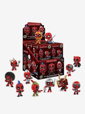 Marvel Comics Mystery Mini Figures 5 cm Display Deadpool - 889698309752 - CrystalLotus.eu