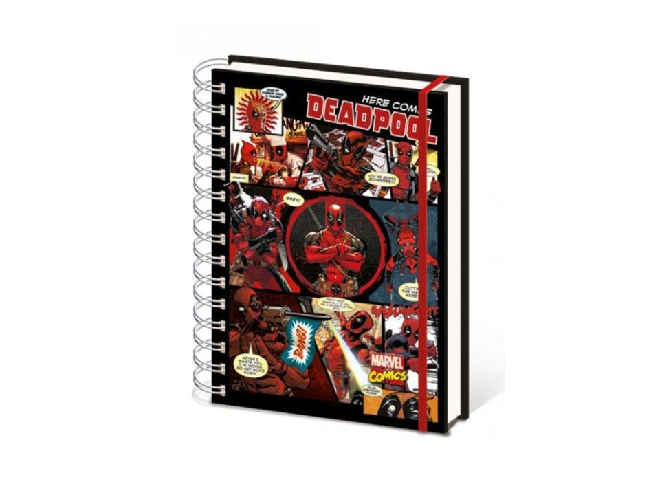 Marvel Comics Notebook A5 Deadpool - 5051265721464 - CrystalLotus.eu