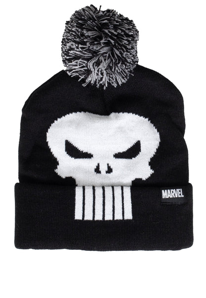 Marvel Comics Punisher Beanie Skull (Color Black) - 5056463409978 - CrystalLotus.eu