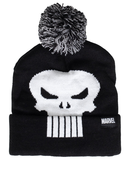 Marvel Comics Punisher Beanie Skull (Color Black)