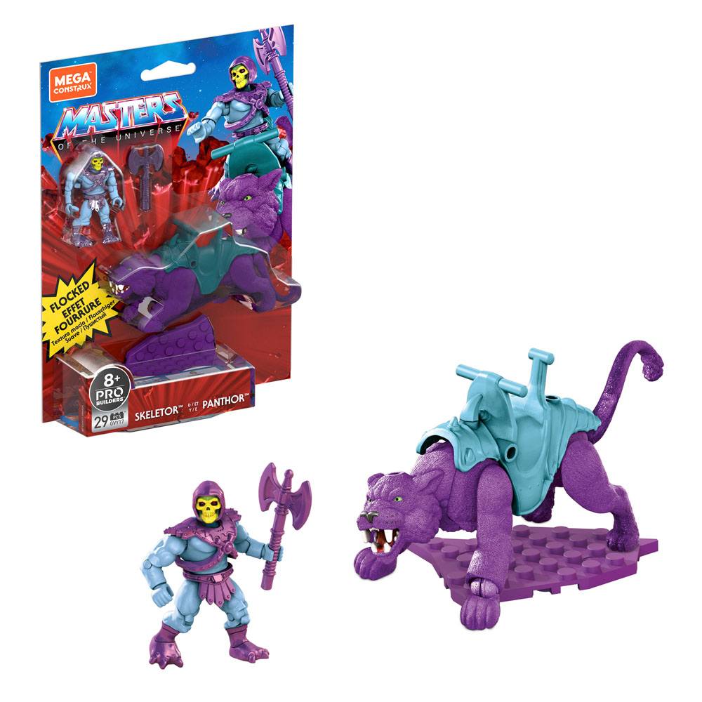 Masters of the Universe Mega Construx Probuilders Construction Set Skeletor &amp; Panthor - 887961934649 - CrystalLotus.eu