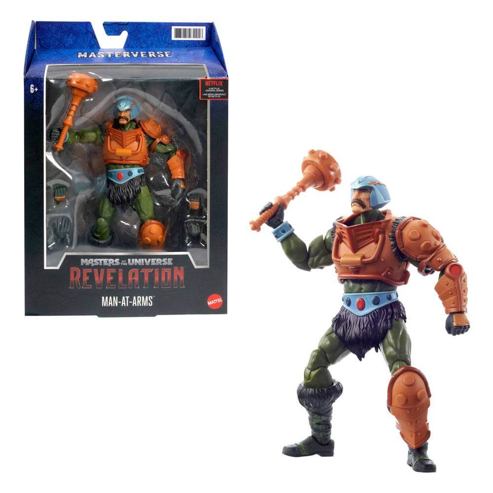 Masters of the Universe: Revelation Masterverse Action Figure 2021 Man - At - Arms 18 cm - 16342766589090 - CrystalLotus.eu