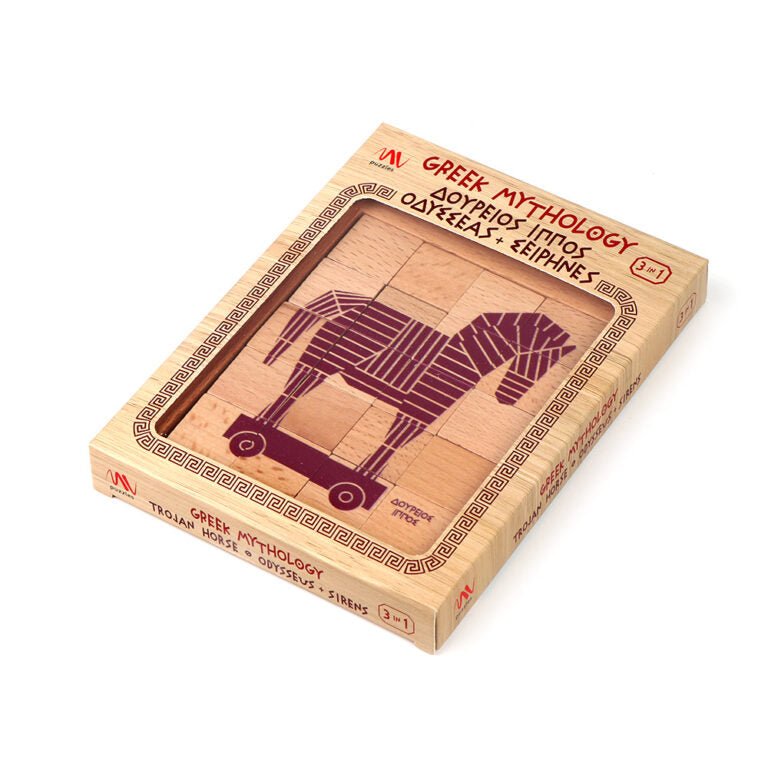 Mathv Games - Brain Teaser Greek Mythology: Trojan Horse / Odysseus &amp; Sirens - 5213014251961 - Crystal Lotus